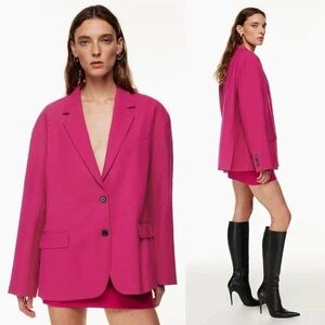 Aritzia Babaton Vogue Blazer - hot pink, 2xs